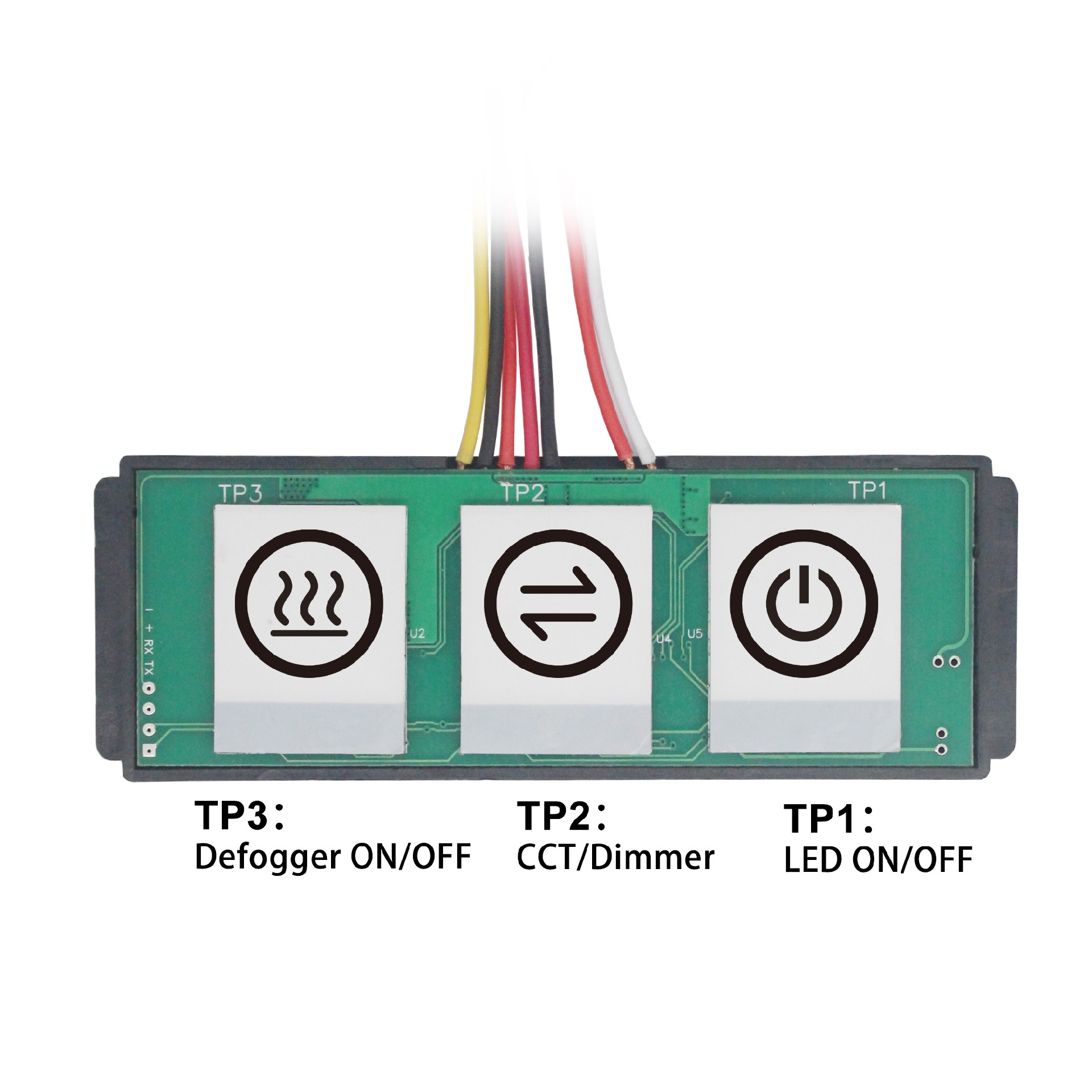 GTS-3W1203 Anti-fog Double touch sensor for LED mirror