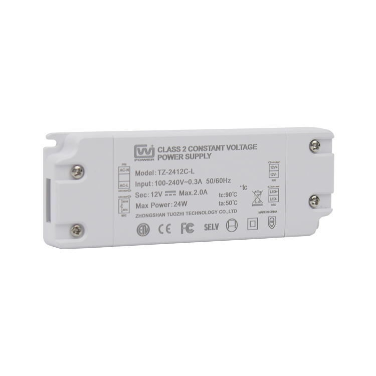 TZ-2412C-L 24W built-in relay power supply for defogger mirror