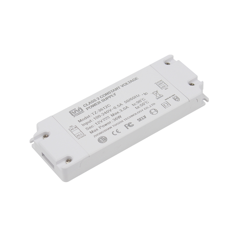 TZ-3612C 36W IP44 ETL FCC constant voltage LED driver