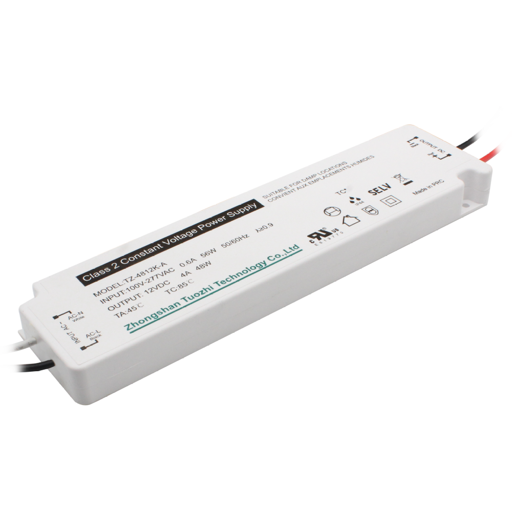 TZ-4812K-A  48W 12V 24V UL Ultra-thin LED Power supply