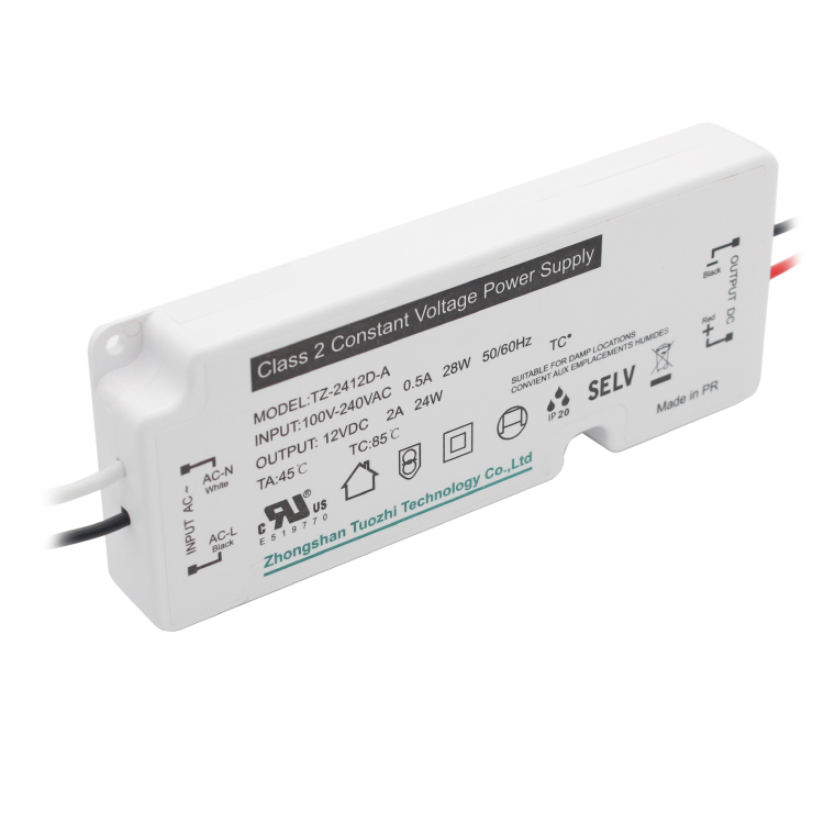 TZ-2412D-A  24W 12V 24V UL Ultra-thin LED Driver