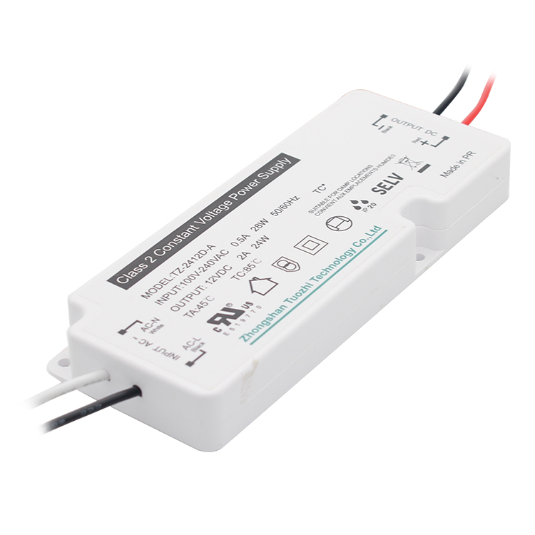 TZ-2412D-A  24W 12V 24V UL Ultra-thin LED Driver